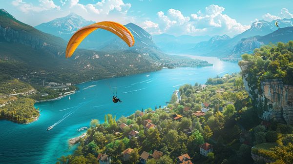 Découvrez l'excitation du parapente à annecy